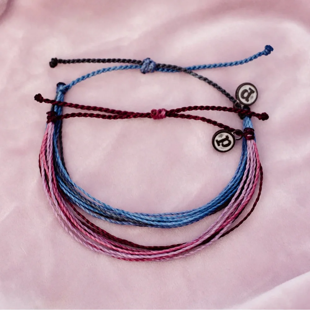 BRAND NEW Bundle of 2 UNISEX PuraVida Original bracelets. Mulberry AND Night